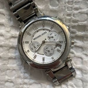 Silver Michael Kors watch